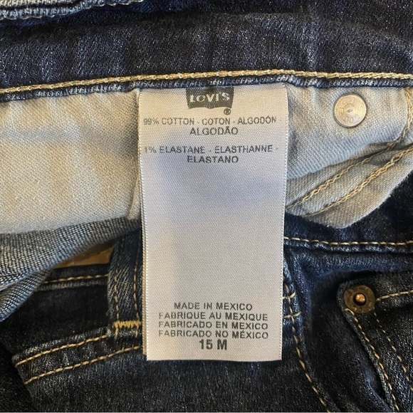 LEVI'S 518  Superlow Bootcut women's size 15M medium wash denim jeans - Picture 12 of 12